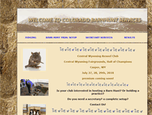 Tablet Screenshot of coloradobarnhunt.org